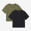 Cotton Boxy Pocket Crew Neck Tee 2-Pack