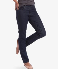 Mid Rise Slim Straight Grand Jeans