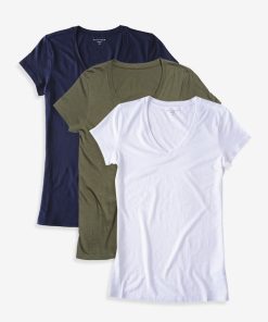 Fitted V-Neck Marcy 3-Pack