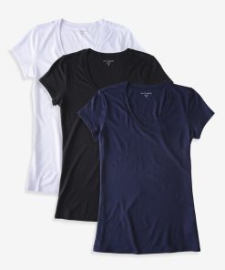 Fitted V-Neck Marcy 3-Pack