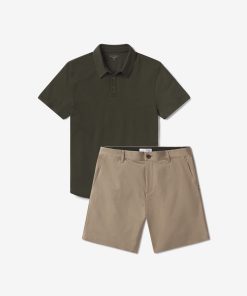 Bundle 22: 1 Luxe Polo Tee + 1 pair of Tech Short