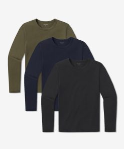 Long Sleeve Crew Tee Driggs 3-Pack