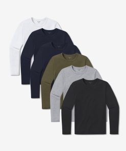 Long Sleeve Crew Tee Driggs 6-Pack