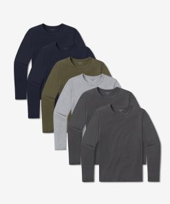 Long Sleeve Crew Tee Driggs 6-Pack