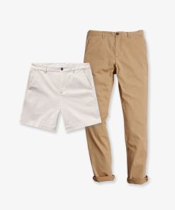 Bundle 25: 1 pair of Chino Shorts + 1 Pair of Chino Pants
