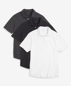 Jersey Sueded Polo 3-Pack