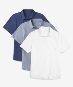 Jersey Sueded Polo 3-Pack