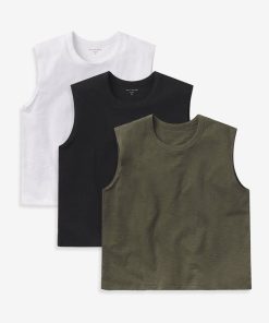 Relaxed Slub Tank 3-Pack