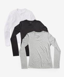 Long Sleeve Crew Tee Marcy 3-Pack