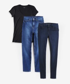 Bundle 01: 2 pair of Jeans + 1 Marcy Tee