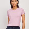 Cropped Fitted Crew Marcy Tee