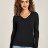 Long Sleeve V-Neck Tee Marcy