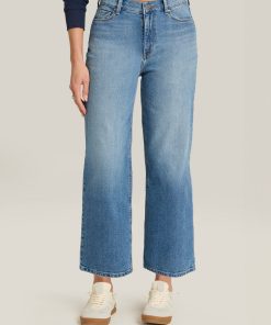 Gilmore High Rise Cropped Straight Leg Jeans