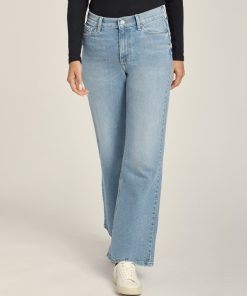Hubert High Rise Wide Leg Jeans