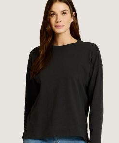 Cotton Jersey Oversized Long Sleeve Tee