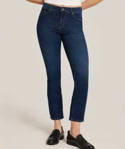 Logan Mid Rise Slim Cropped Leg Jeans