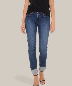 Ridge Mid Rise Slim Straight Jeans