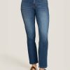 Ridge Mid Rise Slim Straight Jeans