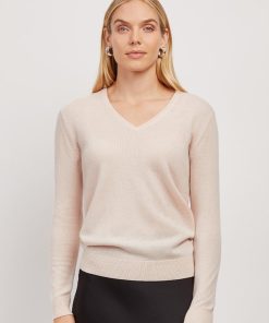 Cashmere V-Neck Willow Sweater